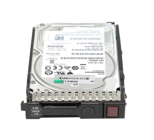 655710-B21-SC HP 1TB 7200RPM SATA 6Gbps 2.5-inch Internal Hard Drive with Smart Carrier for G8 and G9 Server Systems