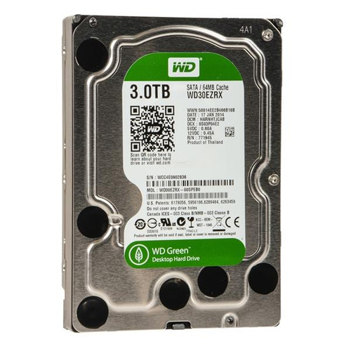 WD30EZRX-00SPEB0 Western Digital Caviar Green 3TB 5400RPM SATA