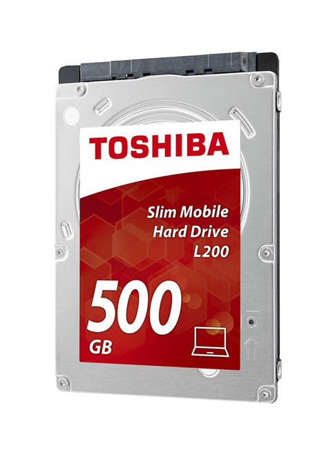 HDWK105EZSTA Toshiba L200 Slim 500GB 5400RPM SATA 6Gbps 8MB Cache (512e) 2.5-inch Internal Hard Drive (Retail Kit)