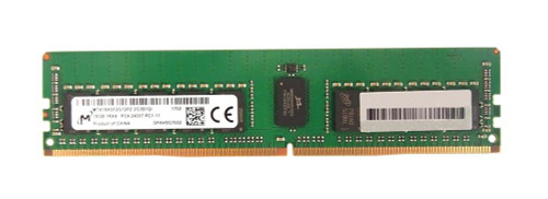 MTA18ASF2G72PZ-2G3B1QI Micron 16GB PC4-19200 DDR4-2400MHz Registered ECC CL17 288-Pin DIMM 1.2V Single Rank Memory Module