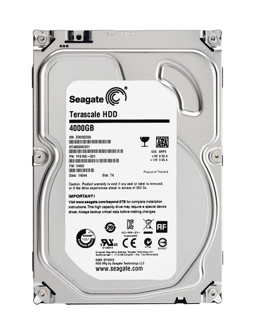 1FS168-001 Seagate Terascale HDD 4TB 5900RPM SATA 6Gbps 64MB Cache 3.5-inch Internal Hard Drive