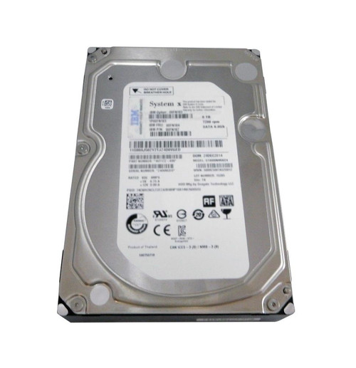 00AJ502 Lenovo 6TB 7200RPM SATA 6Gbps Nearline (512e) 3.5-inch Internal Hard Drive