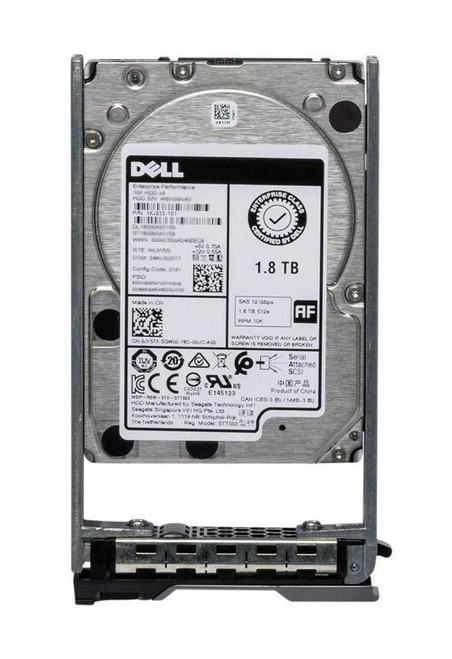 3000024461651.1-SER Dell EMC 1.8TB 10000RPM SAS 12Gbps 2.5-inch Internal Hard Drive