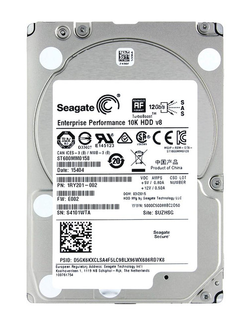 品)Seagate Enterprise ST600MM0158 600 GB 2.5 Internal Hybrid Hard