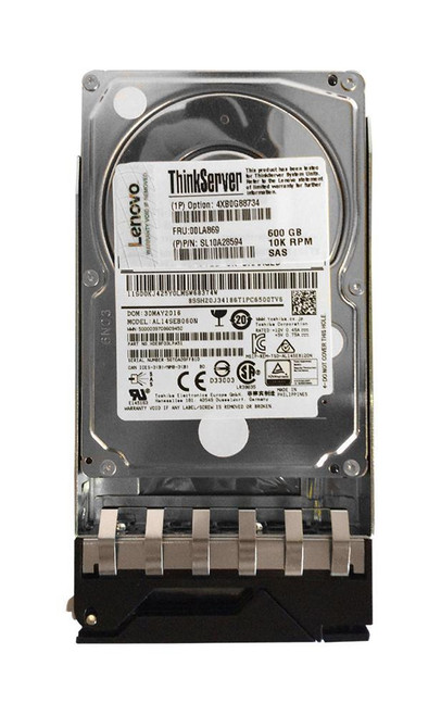 SL10A28594 Lenovo 600GB 10000RPM SAS 12Gbps Hot Swap 128MB Cache 2.5-inch Internal Hard Drive for ThinkServer Gen5