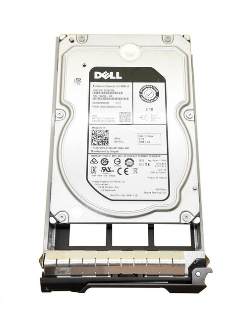 0K7VW5 Dell 2TB 7200RPM SAS 12Gbps Nearline Hot Swap 128MB Cache (512n) 2.5-inch Internal Hard Drive