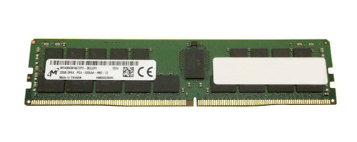 MTA36ASF4G72PZ-3G2J3 Micron 32GB PC4-25600 DDR4-3200MHz Registered ECC CL22 288-Pin DIMM 1.2V Dual Rank Memory Module