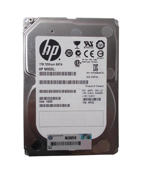 815223-001 HP 1TB 7200RPM SATA 6Gbps 2.5-inch Internal Hard Drive