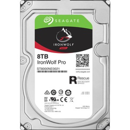 ST8000NE0021-20PK Seagate IronWolf Pro 8TB 7200RPM SATA 6Gbps 256MB Cache (512e) 3.5-inch Internal Hard Drive (20-Pack)