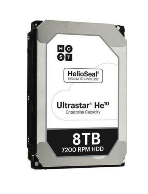 0F27408 HGST Hitachi Ultrastar He10 8TB 7200RPM SAS 12Gbps 256MB Cache (SE / 4Kn) 3.5-inch Internal Hard Drive