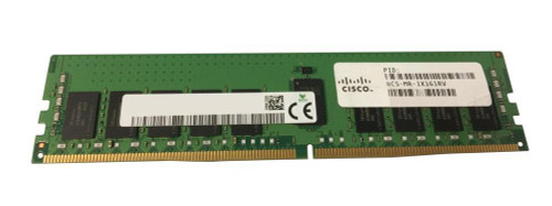 UCS-MR-1X161RVG Cisco 16GB PC4-19200 DDR4-2400MHz Registered ECC CL17 288-Pin DIMM 1.2V Single Rank Memory Module