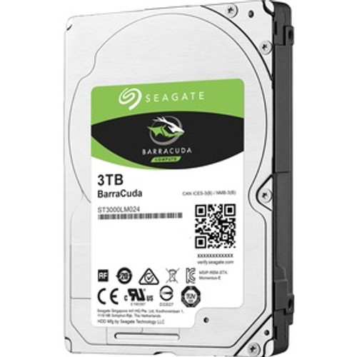 ST3000LM024-40PK Seagate BarraCuda 3TB 5400RPM SATA 6Gbps 128MB Cache (512e) 2.5-inch Internal Hard Drive (40-Pack)