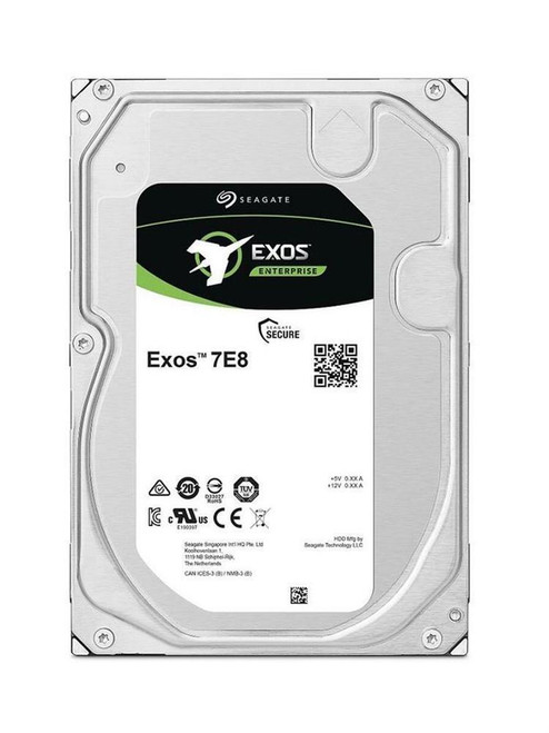 ST6000NM027A Seagate Exos 7E8 6TB 7200RPM SATA 6Gbps 256MB Cache (ISE / 512e) 3.5-inch Internal Hard Drive