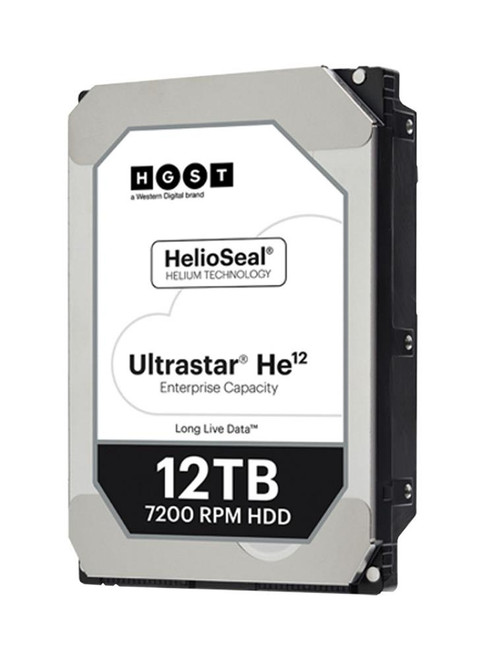 1EX0347 HGST Hitachi Ultrastar He12 12TB 7200RPM SAS 12Gbps 256MB Cache (TCG / 512e) 3.5-inch Internal Hard Drive with Carrier for 4U60 G2 Storage Enclosure