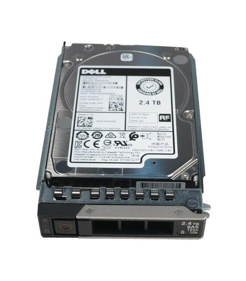 400-AVBZ Dell 2.4TB 10000RPM SAS 12Gbps (512e) 2.5-inch Internal Hard Drive with Tray for 14G PowerEdge Servers