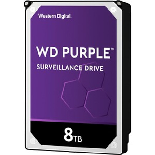 WD81PURZ-20PK Western Digital Purple Surveillance 8TB 5400RPM SATA 6Gbps 256MB Cache 3.5-inch Internal Hard Drive (20-Pack)