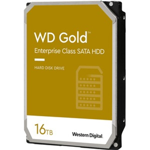 WD161KRYZ Western Digital Gold 16TB 7200RPM SATA 6Gbps 256MB Cache 3.5-inch Internal Hard Drive