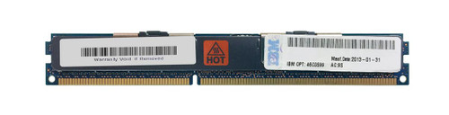 46C0599-02 IBM 16GB PC3-10600 DDR3-1333MHz ECC Registered CL9 240-Pin DIMM 1.35V Low Voltage Very Low Profile (VLP) Dual Rank Memory Module