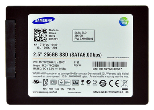MZ7PC256HAFU-000D1 Samsung 830 Series 256GB MLC SATA 6Gbps 2.5-inch Internal Solid State Drive (SSD)