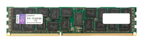 KTH-PL316 Kingston 16GB PC3-12800 DDR3-1600MHz ECC Registered CL11 240-Pin DIMM 1.35V Low Voltage Memory Module