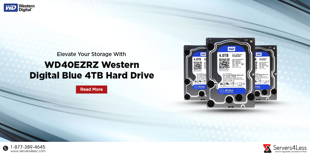 Elevate Your Storage with WD40EZRZ Western Digital Blue 4TB Hard Drive