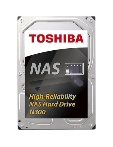 Toshiba N300 NAS 4TB 7200RPM 128MB SATA 6Gbs 3.5 HDD HDWQ140 HDEXR01GCA51