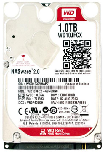 WD Red 2.5 1TB HDD Review (WD10JFCX) 