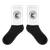 Black foot socks