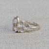 Large Silver Cluster Ring