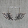 Silver Zerba Fern Earrings