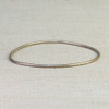 White Gold Geometrica Bangle