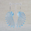 Sky Blue Scrolled Acrylic Earrings