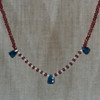Garnet & Kyanite Beaded Necklace