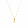 Yellow Gold Aquamarine Samantha Necklace