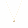 Yellow Gold Aquamarine Samantha Necklace