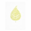 Buddha Leaf Greeting Card