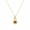 Yellow Gold Ruby Samantha Necklace