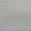 White Gold Disco Ball Necklace
