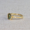 Winter Lake Green Sapphire Ring