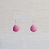 Dusty Pink Swirl Earrings