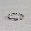 White Gold Geo Facet Ring