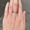 White Gold Geo Facet Ring