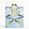 Frog King Greeting Card