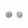 Silver Swirl Stud Earrings