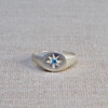 Topaz Oval Signet Ring