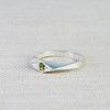 Peridot Petite Signet Ring