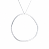 Silver Geometrica Circle Necklace