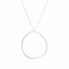Silver Geometrica Circle Necklace