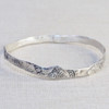 Silver Leaves Bangle