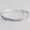 Silver Leaves Bangle